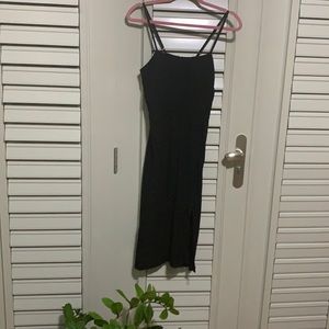 Midi black dress